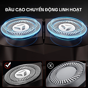 Máy cạo râu Enchen Mini X {New 2025} 15 lưỡi dao tự mài, đầu cạo 3D kháng nước toàn thân pin trâu - Hàng chính hãng