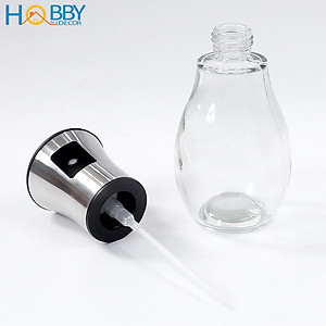 Bình phun xịt dầu ăn thủy tinh nắp bọc inox 304 Hobby Home Decor BD200