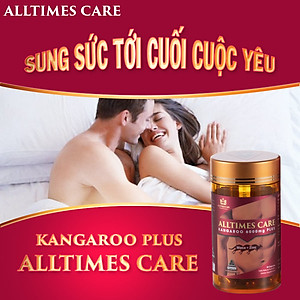 Thực phẩm bảo vệ sức khỏe hỗ trợ tăng cường sinh lực nam giới ALLTIMES CARE KANGAROO 6000mg PLUS - Hộp 100 viên
