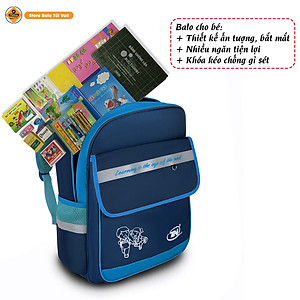 Balo Tiểu Học Siêu Nhẹ Chống Gù TN Bags TN.B 3014 – Balo Cao Cấp Chống Nước, Đeo Êm Vai, Thoáng Khí, Tiện Lợi Cho Bé Đi Học Đi Chơi!