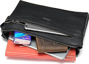 Clutch da bò thật cao cấp BAOHA LEATHER BHM8986 Ví da cầm tay cao cấp.