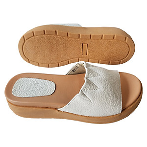 Dép Nữ Da Bò Thật BIGGBEN Cao 5 Phân DNQN55