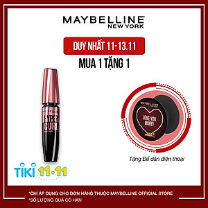 Mascara Dài Mi và Cong Mi Maybelline New York Hyper Curl Waterproof Chuốt Mi Đen Không Lem Không Trôi 9.2ml