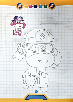 Bé Tô Màu Super Wings - Quyển 4