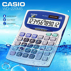 Máy Tính Để Bàn Casio WD-220MS-BU