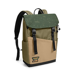 BALO LAPTOP 16 INCH TOMTOC (USA) SLASH FLIP RUCKSACK 18L GREEN T64M1T1GC / A64E1 / A64-E1D1 / A64-E1G1 - Hàng Chính Hãng
