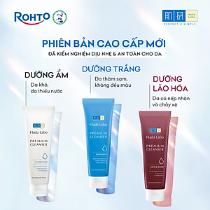Sữa rửa mặt dưỡng trắng cao cấp Hada Labo Premium Cleanser Radiance 100g