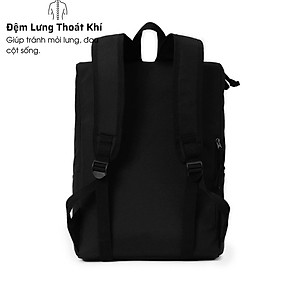 Balo Ulzzang Thời Trang Trượt Nước Cao Cấp PRAZA - BLTK196