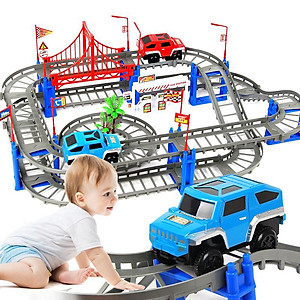 Lắp Ghép Mô Hình Đường Ray Xe Ô Tô