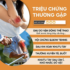 Đai quấn khuỷu tay loại vừa Phiten metax elbow band middle AP246003/AP246004/AP246005