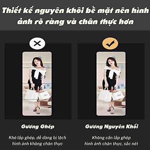 GƯƠNG DÁN TƯỜNG TOÀN THÂN 110x40cm – Gương Mềm Không Vỡ, Dán Tường Siêu Dính Decor Phòng Ngủ - HÀNG CHÍNH HÃNG MINIIN