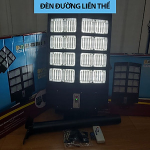Đèn Năng Lượng Mặt Trời 500W Liền Thể Kép