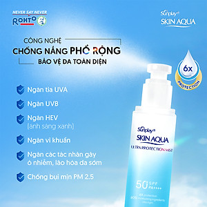 Xịt chống nắng bảo vệ đa chiều Skin Aqua Ultra Protection Mist 60ml