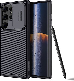 Ốp Lưng Nillkin cho Samsung Galaxy S23 Ultra Với Nắp Trượt Camera bảo vệ , chống shock Nillkin CamShield Pro - Hàng chính hãng
