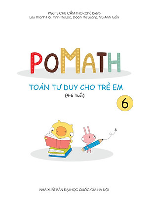 Sách POMath - Toán Tư Duy Cho Trẻ Em 4-6 Tuổi (Tập 6)