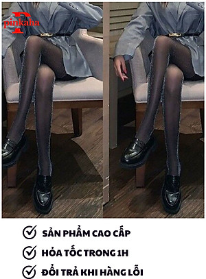 Quần Tất Xuyên Thấu Lấp Lánh 3D Da Dai Mỏng Thon Gọn Chân Giảm Mỡ Sexy Gợi Cảm Dưới 58kg