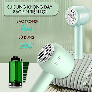 Máy cắt lông xù quần áo không dây Kemei KM-2720 thiết kế 6 lưỡi cắt thông dụng cắt lông xù nhiều loại vải - Chính hãng