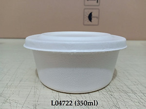 Combo 50 cái Hộp kèm nắp bã mía Thái Lan 350ml - thương hiệu Gracz