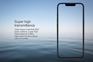 Tấm dán kính cường lực dành cho iPhone 13 &13 Pro/ 13 Pro Max hiệu Nillkin 9H - Hàng Chính Hãng