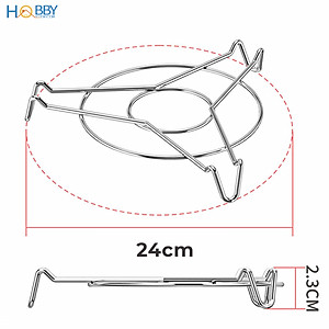 Rế để lót xoong nồi chống nóng mặt bếp inox 304 Hobby home decor RN1
