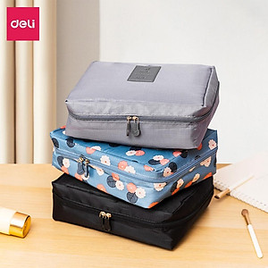 Túi Đựng Mỹ Phẩm Du Lịch Có Móc Treo Nhiều Ngăn Tiện Lợi Deli - Túi Đựng Đồ Cá Nhân Đồ Trang Điểm Đa Năng Chống Thấm Nước - VS641