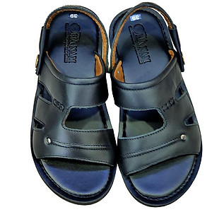 Giày Sandal Nam Da Bò Thật TiTi ĐÔ Cao Cấp DNA2166d