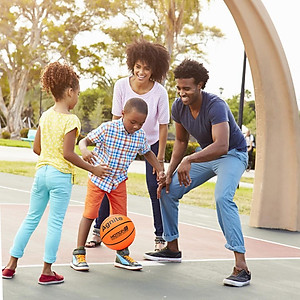 Bóng rổ cao su Agnite cỡ số 5 - Thể thao vận động tập luyện thi đấu trong nhà và ngoài trời - Phù hợp cho cả trẻ em - Màu cam - Hàng chĩnh hãng - F1102