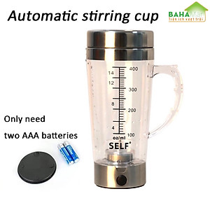 CỐC KHUẤY TỰ ĐỘNG PHA SỮA, CAFE, BỘT PROTEIN… THAY CỐC LẮC CỐC TRỘN "BAHAMAR" Sử dụng đơn giản, chỉ cần nhấn nút nguồn trên động cơ để trộn, thêm bột và chờ 30 giây.