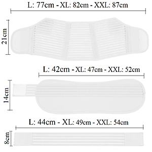 Bộ Đai Đỡ Bụng Bầu Cho Mẹ Bầu Cao Cấp - Chọn Cỡ - Sử Dụng Làm Đai Nịt Bụng Bầu Sau Sinh Size L (Bụng 80-115cm) từ 45 - 60kg; XL (Bụng 87-126cm) từ 55-70kg; 2XL (Bụng 95 – 135cm) từ 70-90kg Chính Hãng Dododios