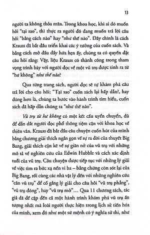 Sách Vũ Trụ Từ Hư Không