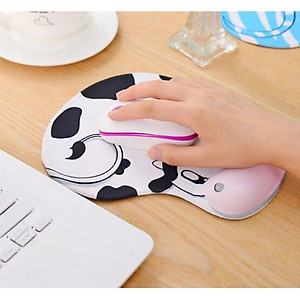 Miếng lót chuột có đệm đỡ cổ tay silicon 3D hình thú siêu mềm siêu dễ thương - Hàng chính hãng