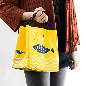 Túi Đựng Hộp Cơm Giữ Nhiệt Đa Năng Họa Tiết Bắt Mắt Hot Trend