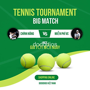 combo 10 Bóng Banh Tennis Chuyên Dụng Mới 100% – Độ Nảy Cao 1.35 – 1.47m Chuẩn Quốc Tế - Chính hãng dododios