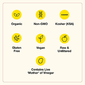 Giấm táo hữu cơ Bragg - Organic Apple Cider Vinegar