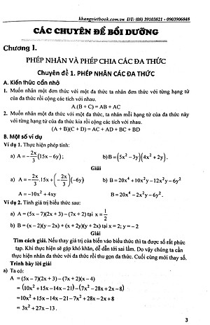 Sách Phát Triển Tư Duy Sáng Tạo Giải Toán Đại Số 8