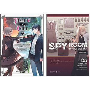 Combo Thám Tử Đã Chết x Spy Room Tập 5 + Bookmark Spy Room