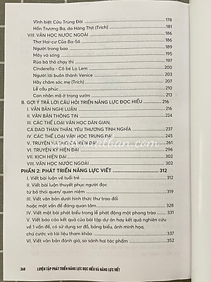 Combo 2 cuốn sách Luyện Tập Phát Triển Năng Lực Đọc Hiểu Và Năng Lực Viết + Tài Liệu Đọc Hiểu Văn Bản (Dành Cho Học Sinh Lớp 10 - 11 - 12)