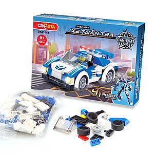 Ghép hình CRESTA DK81064 lực lượng cảnh sát - xe cứu hộ 146 chi tiết