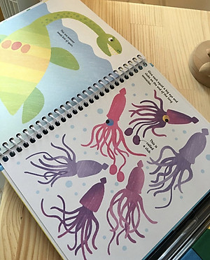 Sách tiếng anh tương tác cho bé - Fingerprint Activities Under the Sea