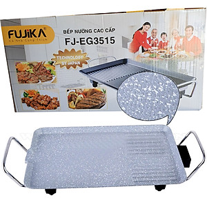 Bếp Nướng Điện Fujika FJ-EG3515 Công Suất 1350W Vân Đá Chống Dính Công Nghệ Nhật Bản-Hàng Chính Hãng