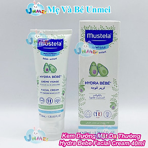 Kem Dưỡng Da Mặt Cho Trẻ Sơ Sinh Và Em Bé Da Thường Mustela (40ml)