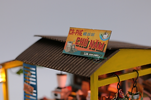 MÔ HÌNH TỰ LẮP RÁP DIY SÀI GÒN THU NHỎ - CÀ PHÊ ĐÁ - AD07