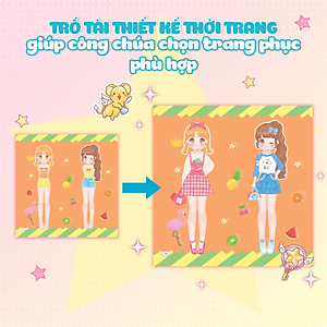 Thời Trang Anime (100+ Stickers Dễ Thương) - Sách Bóc Dán Sticker Thời Trang Cho Bé Gái