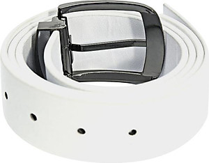 Thắt Lưng Nam Da Bò Đầu Kim Huy Hoàng HT4107 (120 x 4 cm) - Trắng