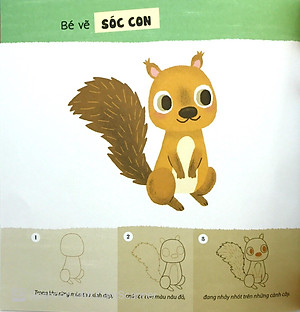 Sách Tay Khéo Tay Xinh - Bé Vẽ Thú Non