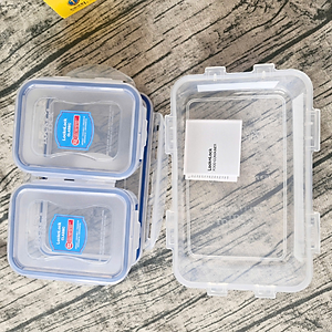 Bộ 3 Hộp Bảo Quản CLassic Lock&Lock 1 Hộp HPL817(1 lít), 2 Hộp HPL806 (350ml)