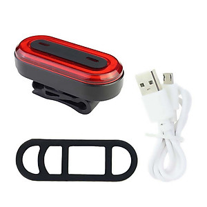 Led Đuôi Chớp Nhấp Nháy Xe Đạp BK400 100 Lumens Độ Sáng Cao 6 Chế Độ Sạc Điện USB MaiLee