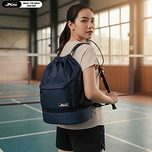Balo Dây Rút Thể Thao Chống Nước, Xbags Wisdom Xb6005, Nhiều Ngăn, Siêu Nhẹ, Có Ngăn Đựng Giày Riêng, Màu Xanh Năng Động Cá Tính!