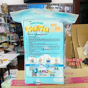 Khăn vải khô đa năng Mama 240 tờ