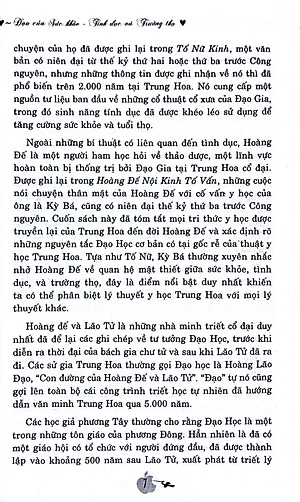 Đạo Của Sức Khỏe, Tình Dục Và Trường Thọ